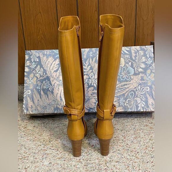 ULLA JOHNSON Adler Leather Buckle Knee High Boots size 37 - Picture 4 of 15